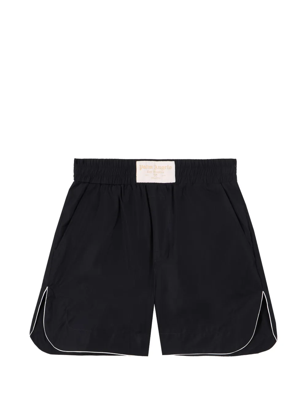 Palm Angels Shorts met gewelfd logo Zwart