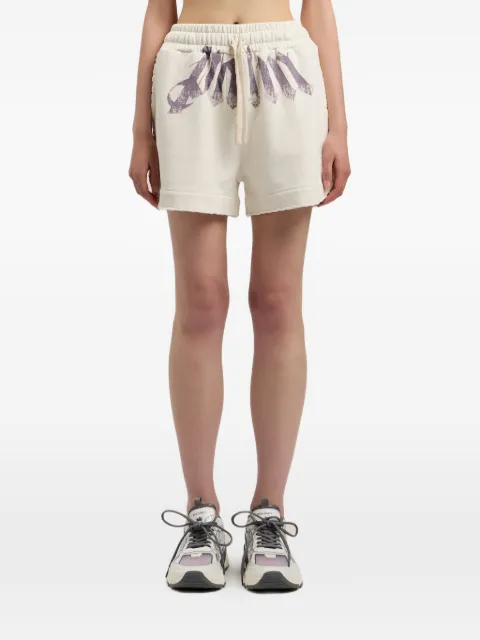 Palm Angels Big waist logo track shorts