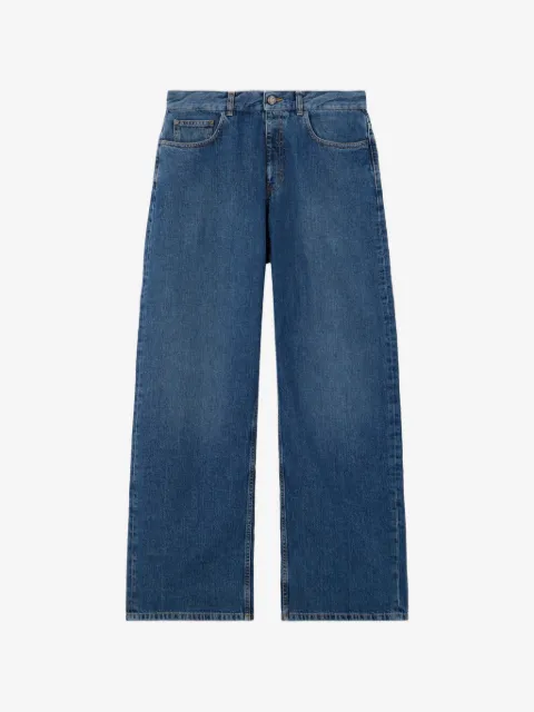 Palm Angels jeans con logo curvo