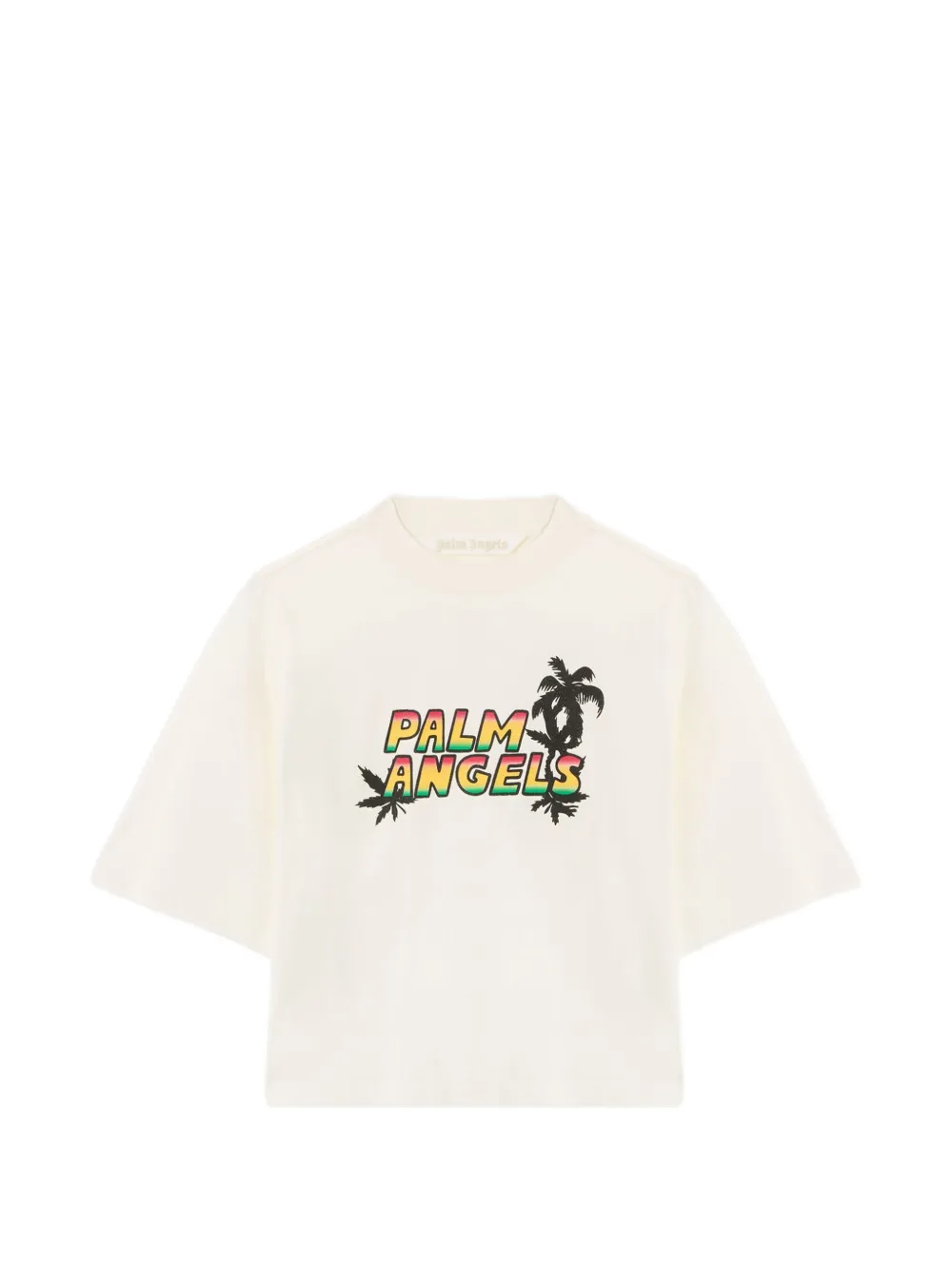 Palm Angels Sunset graphic boxy T-shirt - Toni neutri