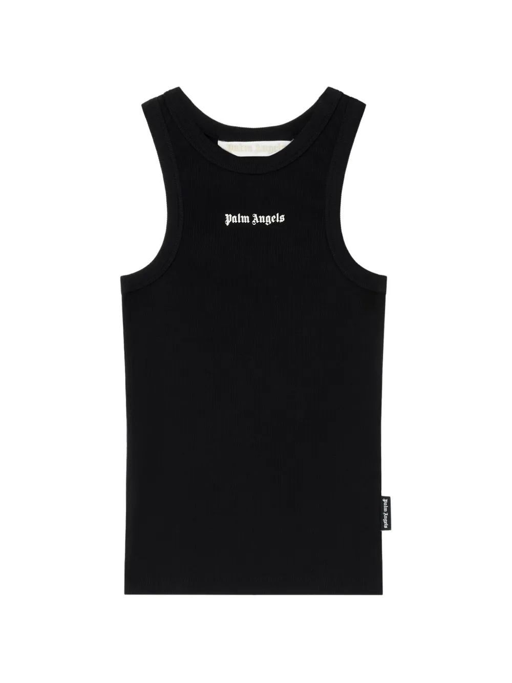 Palm Angels Tanktop met logo Zwart