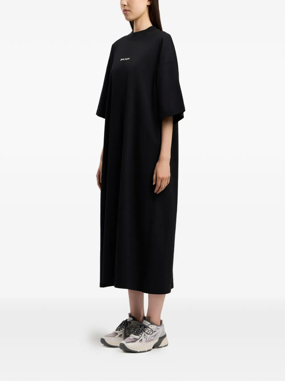 Palm Angels Milan La T-shirtjurk Zwart