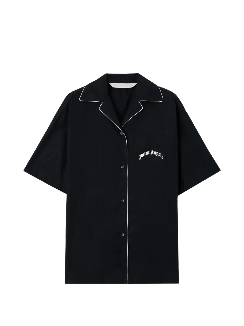 Palm Angels Camicia con logo - Nero