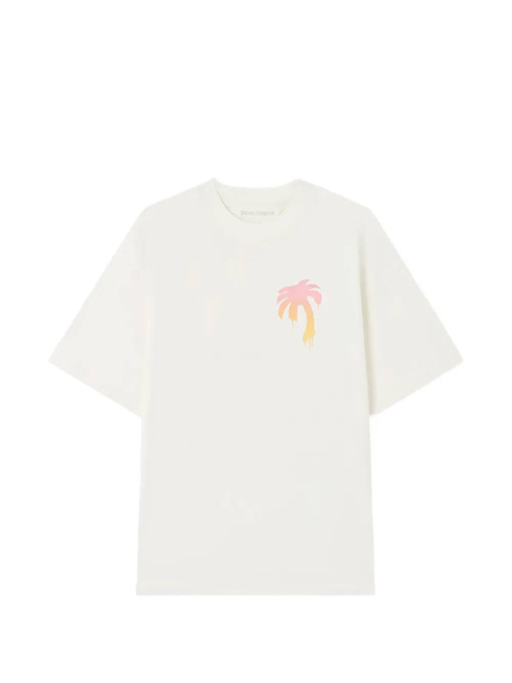 Palm Angels T-Shirt mit "I Love PA"-Print - Nude