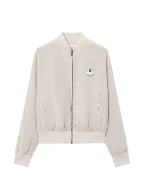 Palm Angels chamarra de algdón con logo