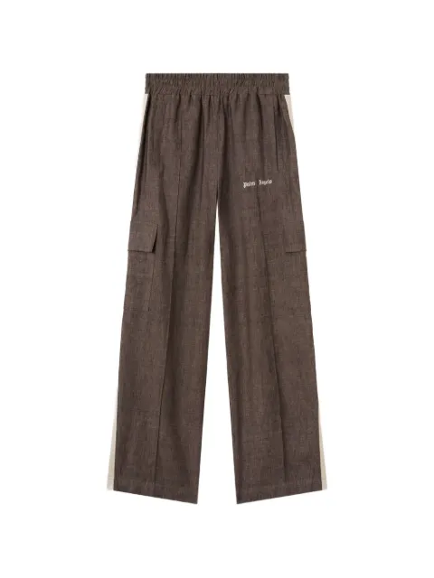 Palm Angels logo-embroidered track trousers