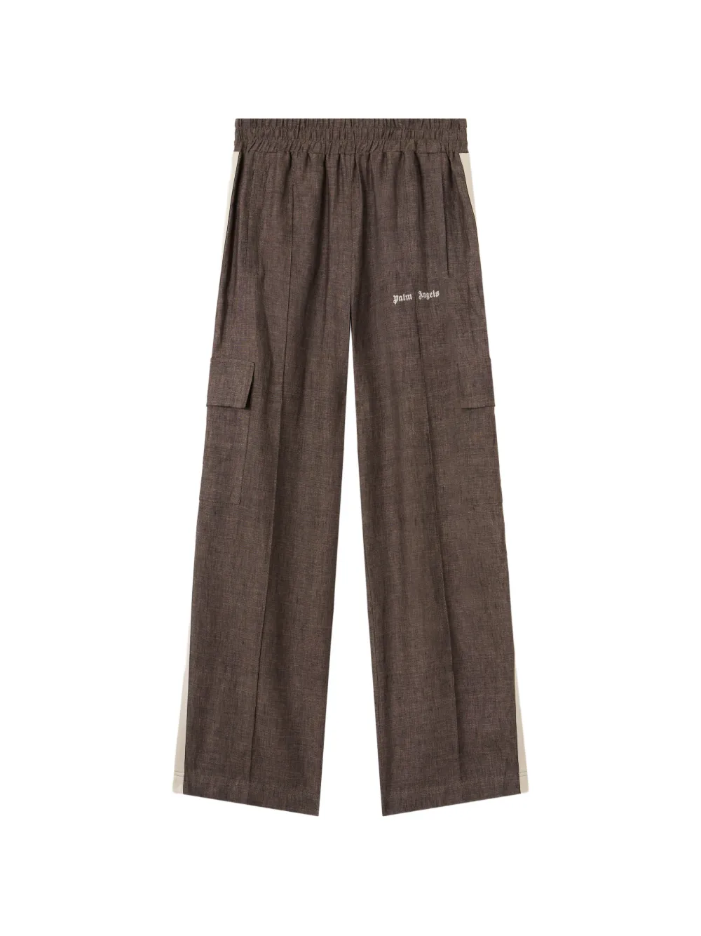 Palm Angels Pantaloni sportivi con logo - Marrone