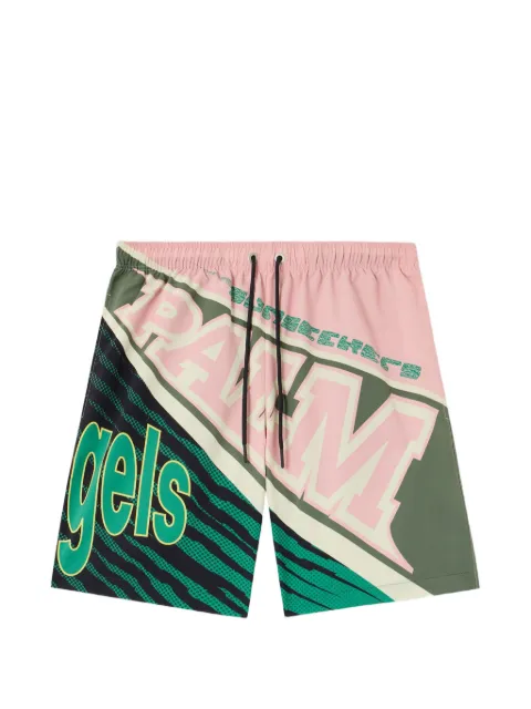 Palm Angels racing graphic swimshorts
