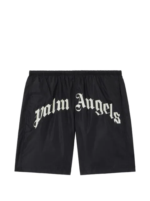 Palm Angels Curved Logo swimshorts