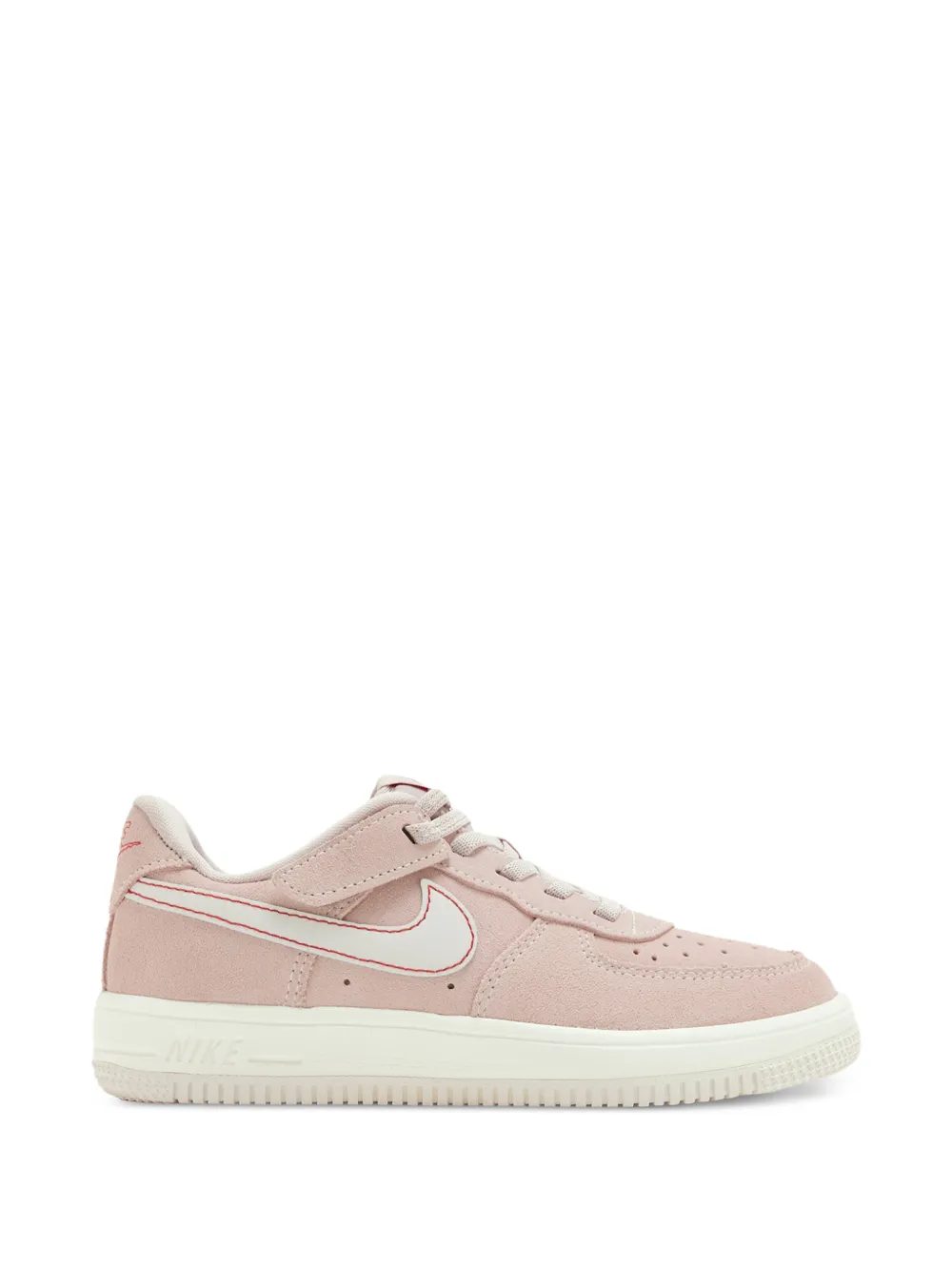 Nike Kids Force 1 Low LV8 suede touch-strap sneakers - Rosa