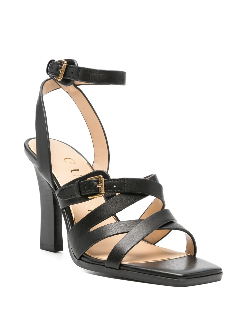 GUESS USA Sandalen met gesp en bandjes Zwart