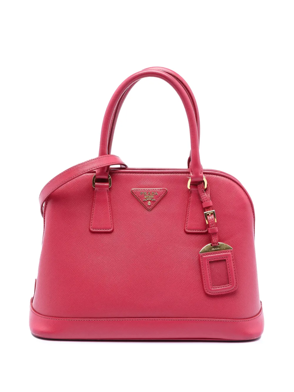 Prada Pre-Owned 2013-2025 Medium Saffiano Lux Open Promenade satchel - Rosa
