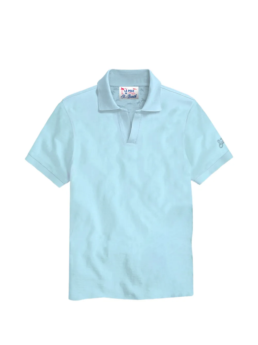 MC2 Saint Barth 찰스 V넥 티셔츠 | 블루 | Image 1