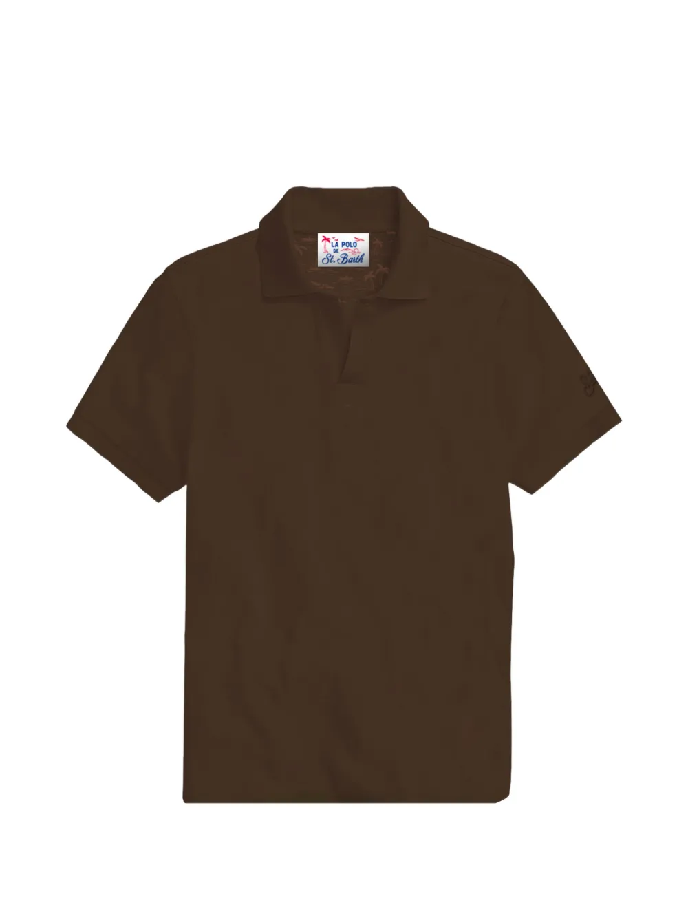MC2 Saint Barth 찰스 피케 폴로 티셔츠 | 브라운 | Image 1