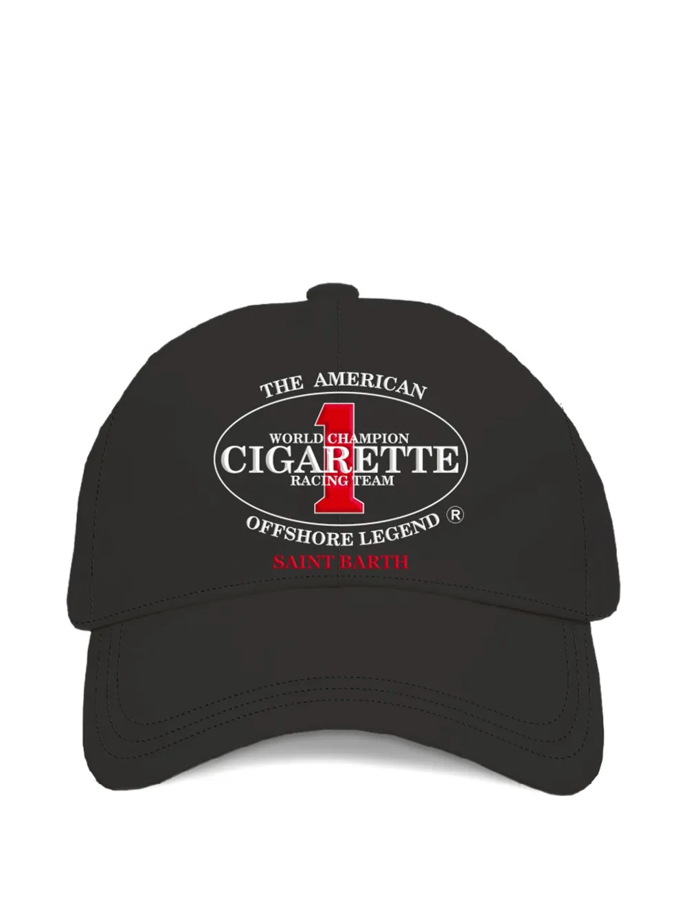MC2 Saint Barth 레이싱 프린트 베이스볼 캡 | 블랙 | Image 1