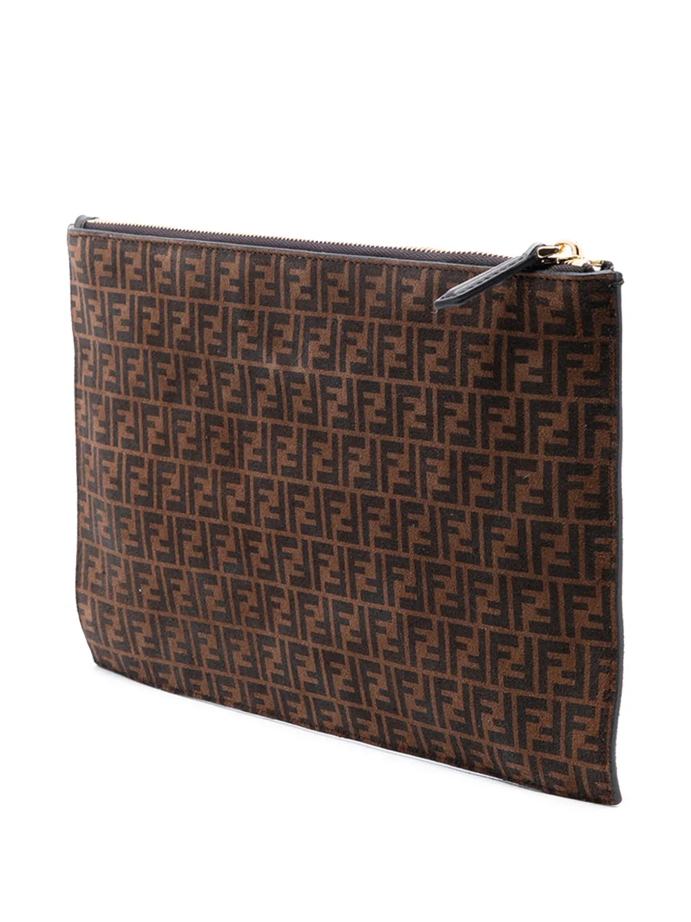 2000-2010 Zucchino Suede Clutch Bag