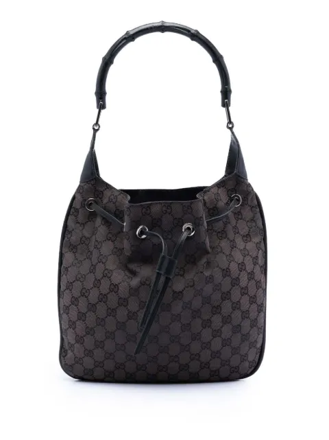 Gucci Pre-Owned 2000-2015 GG Canvas Bamboo shoulder bag