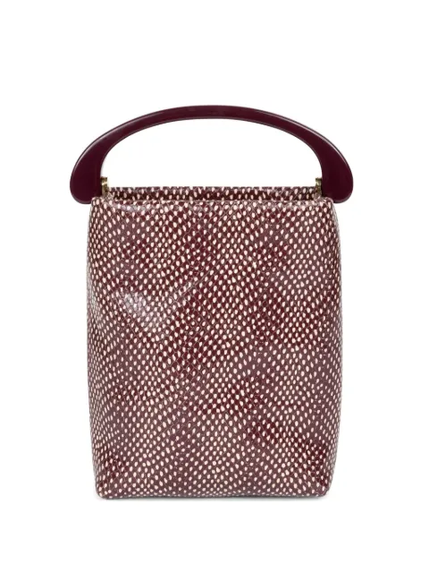 DRIES VAN NOTEN Shopper met slangenprint