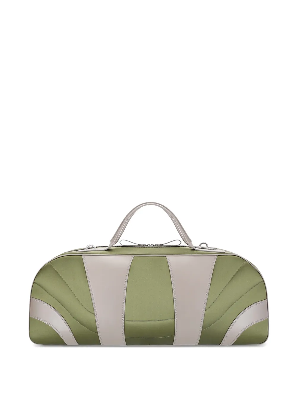 DRIES VAN NOTEN panelled holdall - Verde