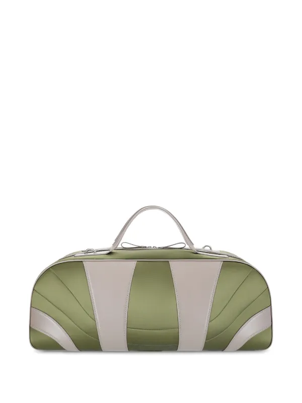 DRIES VAN NOTTEN 10ss ドリス　アーカイブ　ボストンバッグ DRIES VAN NOTEN パネル ボストンバッグ | グリーン | FARFETCH JP