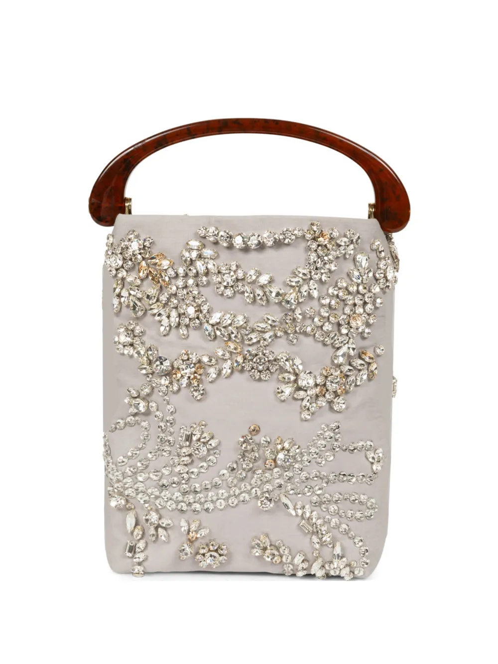 DRIES VAN NOTEN Borsa tote con decorazione - Grigio