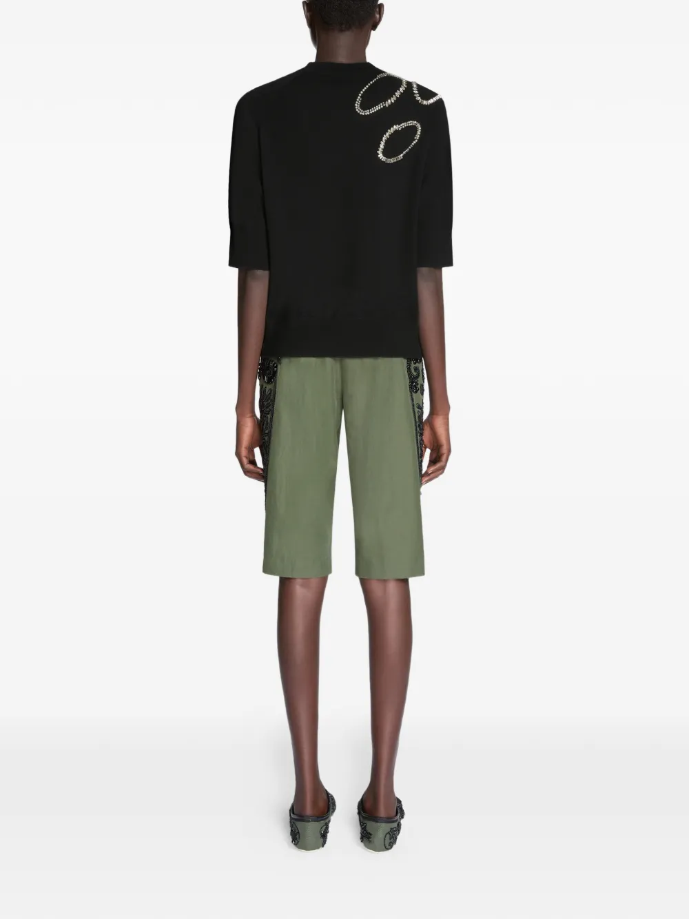 DRIES VAN NOTEN Gebreide top Zwart