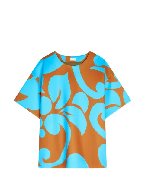 DRIES VAN NOTEN floral shift mini dress