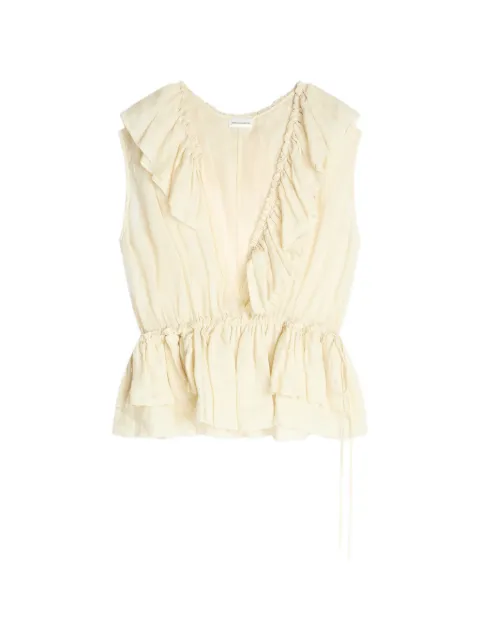 DRIES VAN NOTEN ruffled top