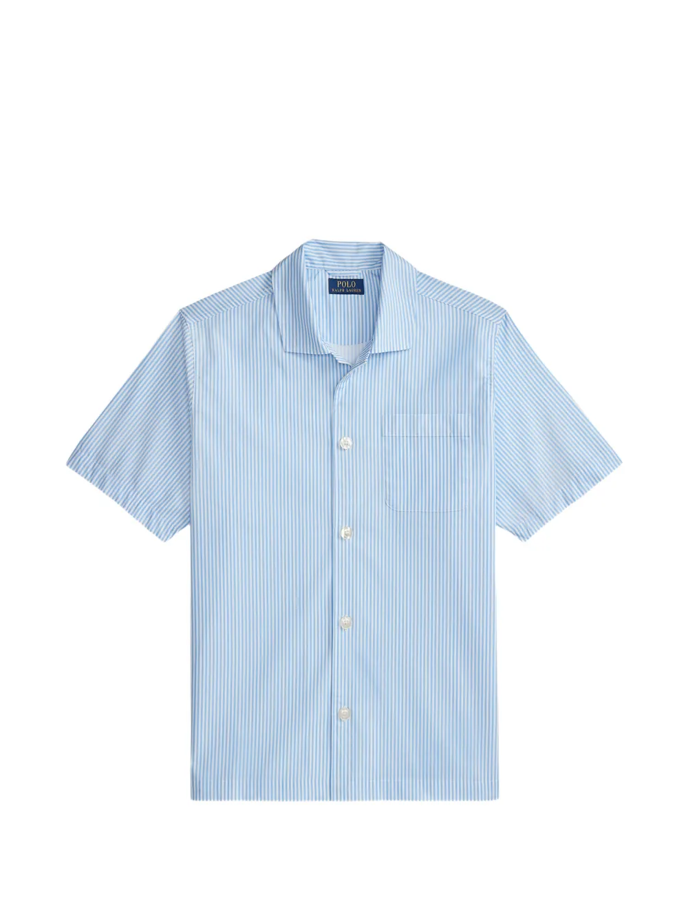 Polo Ralph Lauren Gestreept pyjamashirt met korte mouwen Blauw