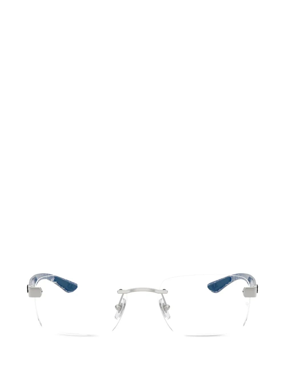 Ray-Ban rectangle frame glasses - Argento