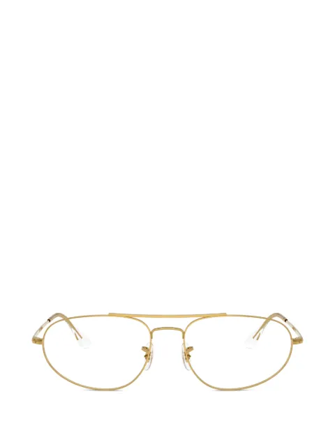 Ray-Ban round browline glasses