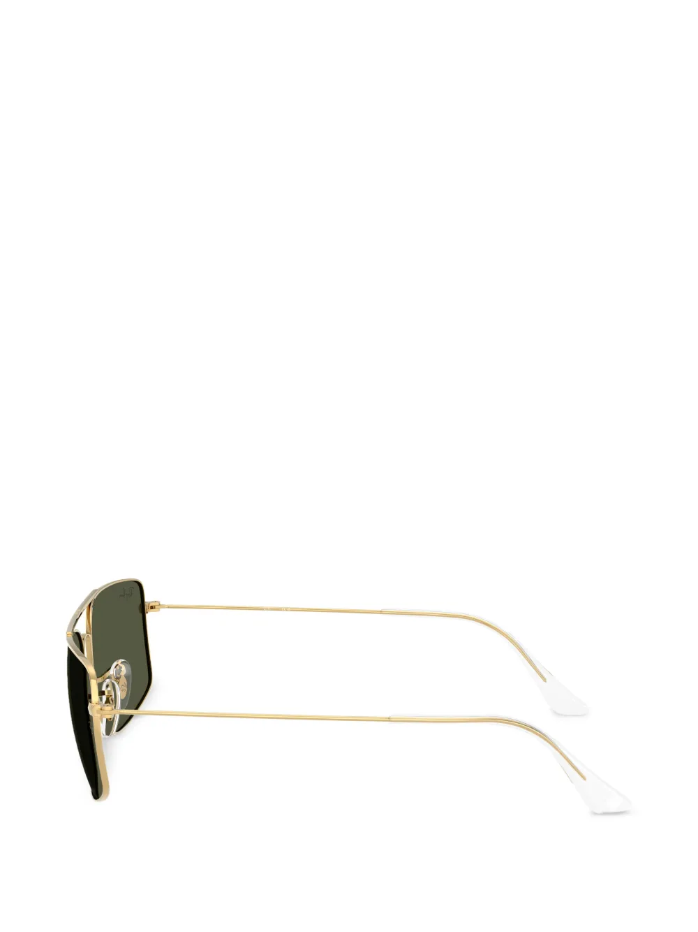 Ray-Ban Metalen zonnebril met vierkant montuur Goud