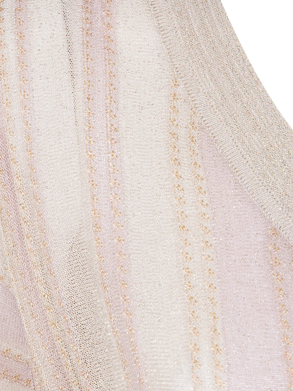  Blugirl Striped V-neck Sweater - Neutrals 