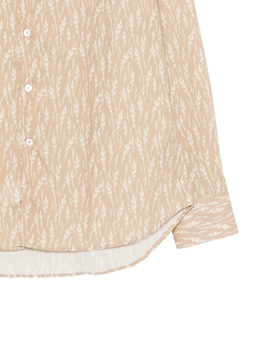  Canali Printed Shirt - Neutrals 