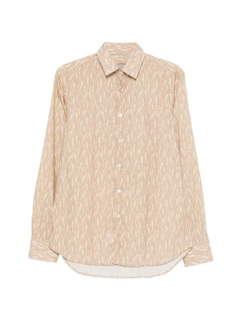 Canali printed shirt
