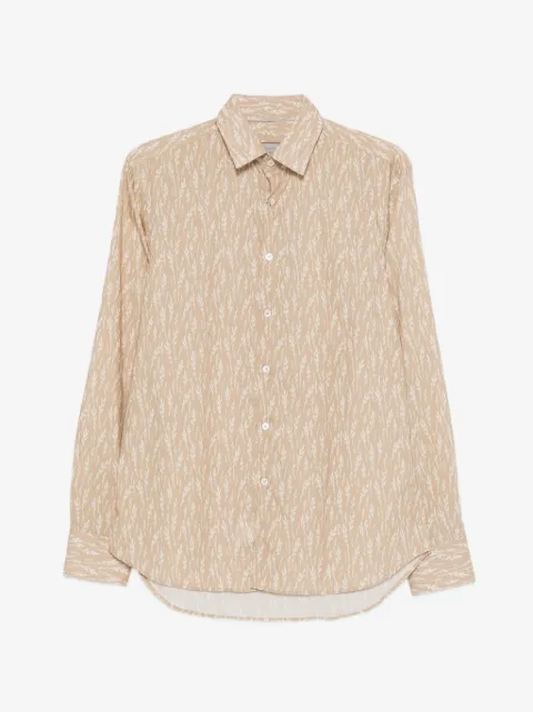 Canali printed shirt