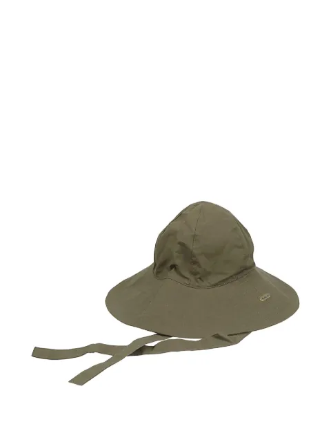 Barbour wide-brim tie-fastening hat