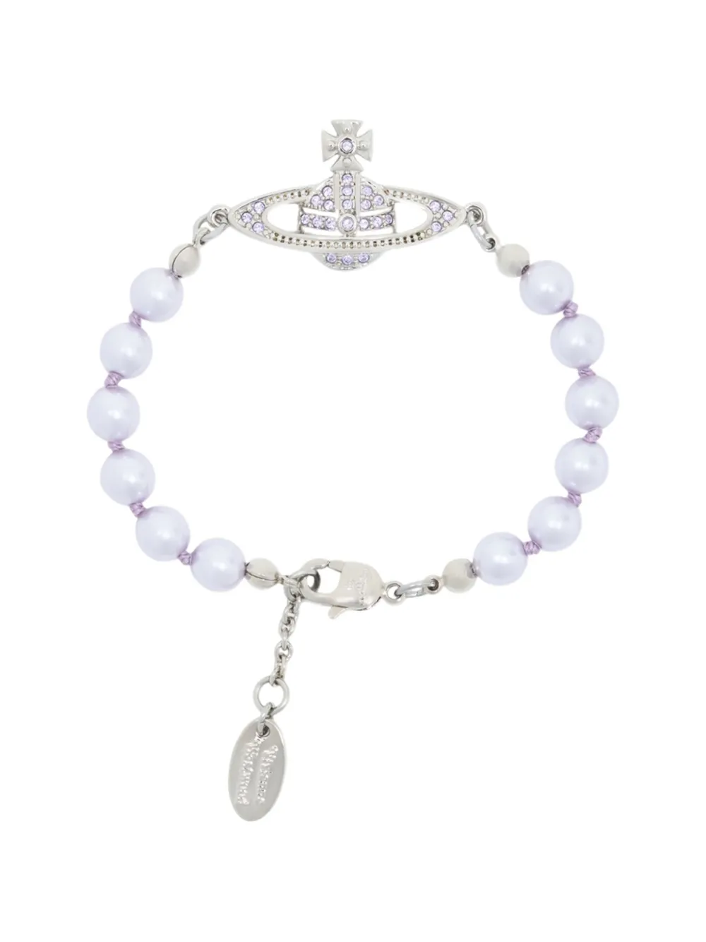 Vivienne Westwood Mini Bas Relief bracelet - Silber