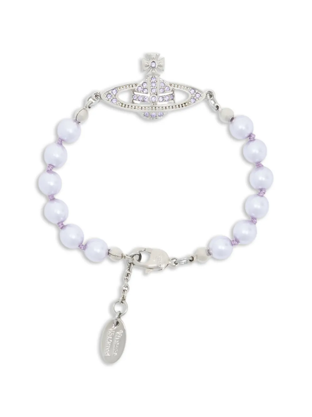 Vivienne Westwood Mini Bas Relief bracelet - Argento