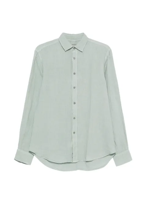 Canali point-collar shirt
