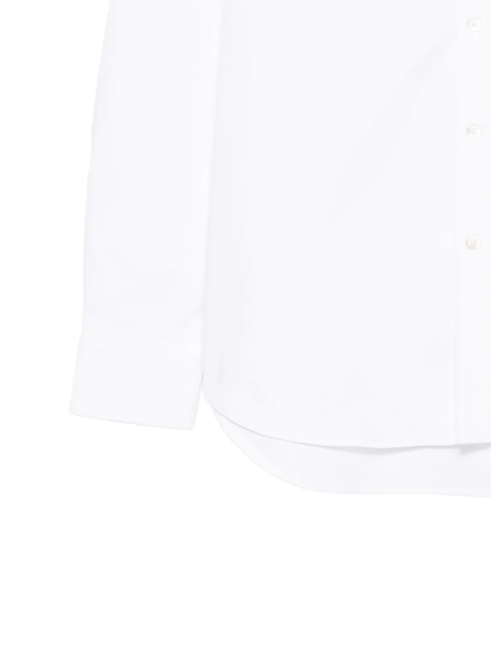 Canali Overhemd met puntige kraag Wit
