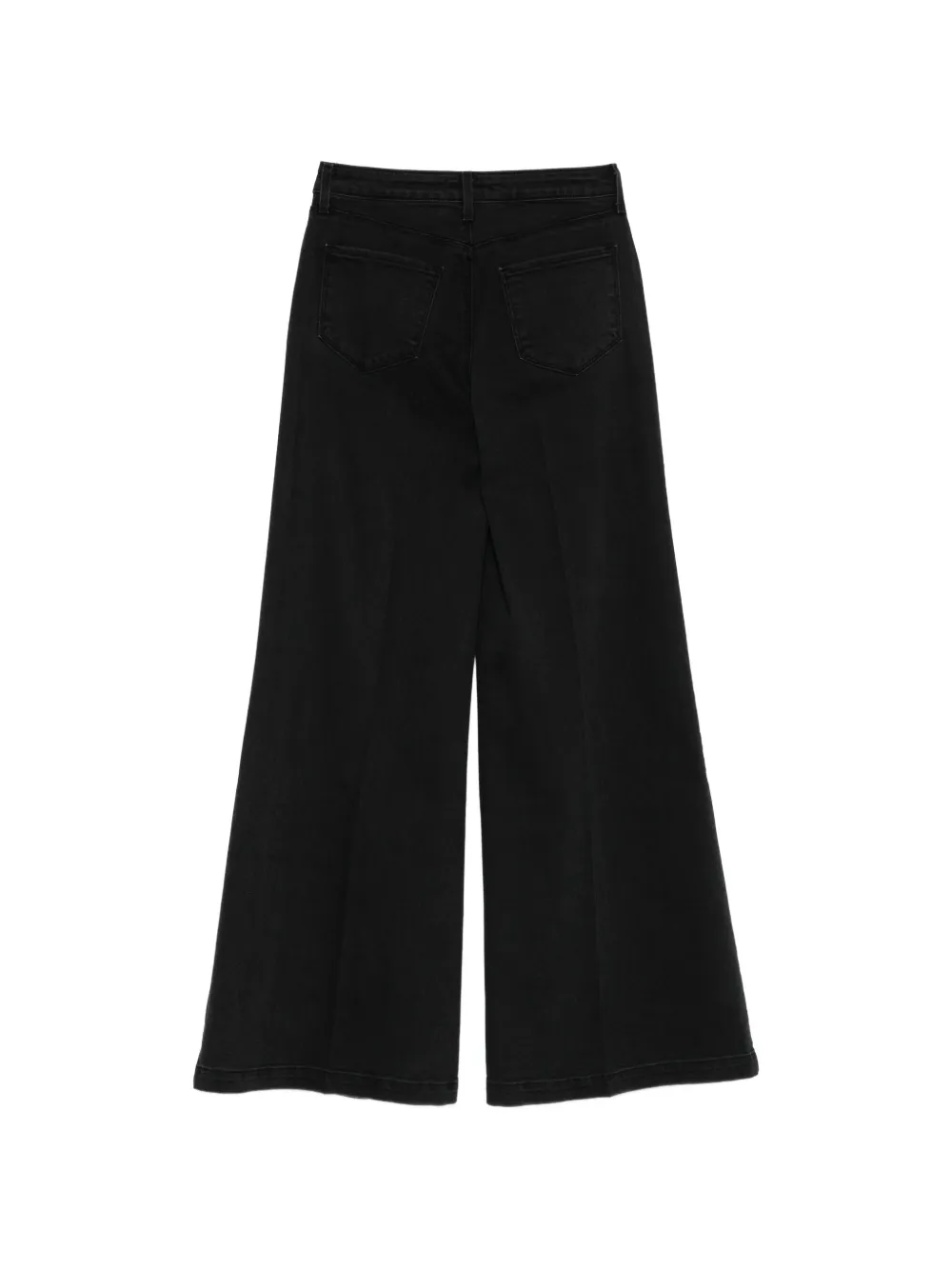  L'agence Quincy Wide-leg Jeans - Black 