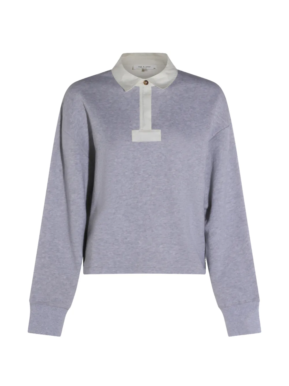 rag & bone polo-collar sweater - Grigio