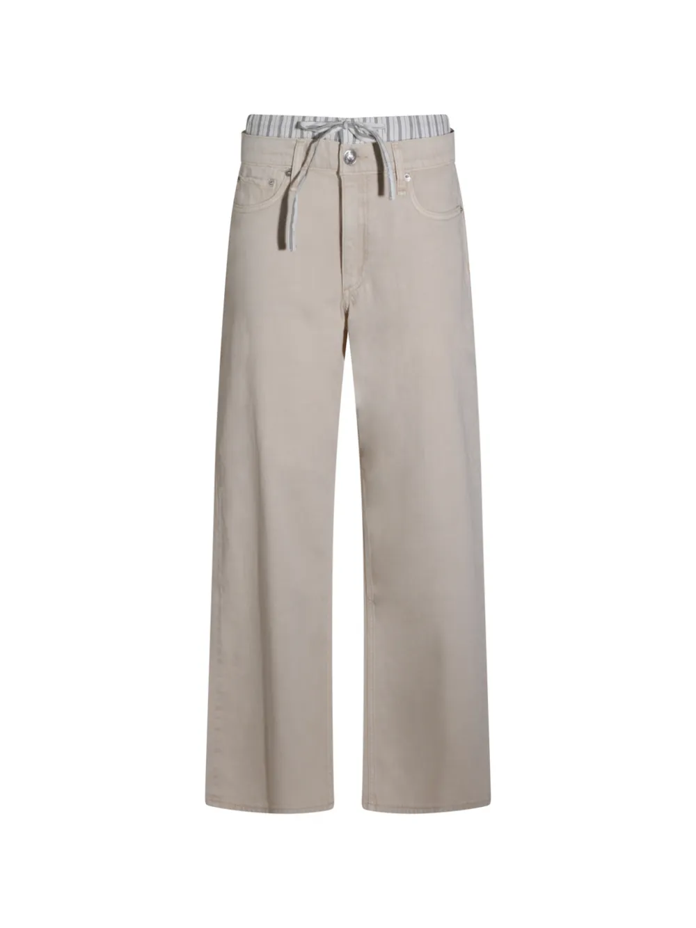 rag & bone striped-waist drawstring jeans - Toni neutri