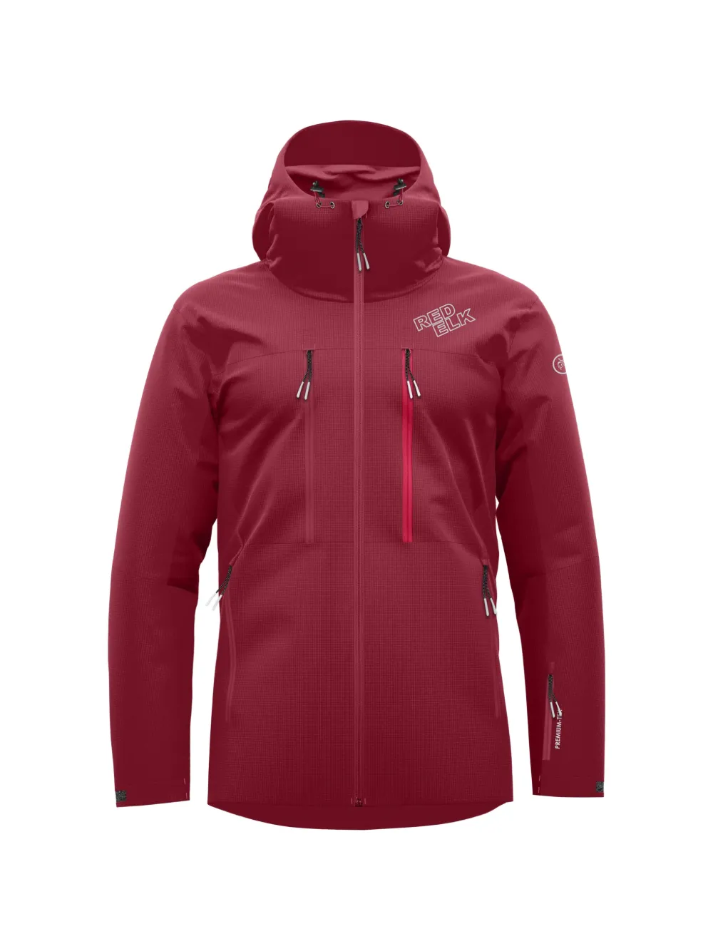 REDELK hooded zip jacket - Rot