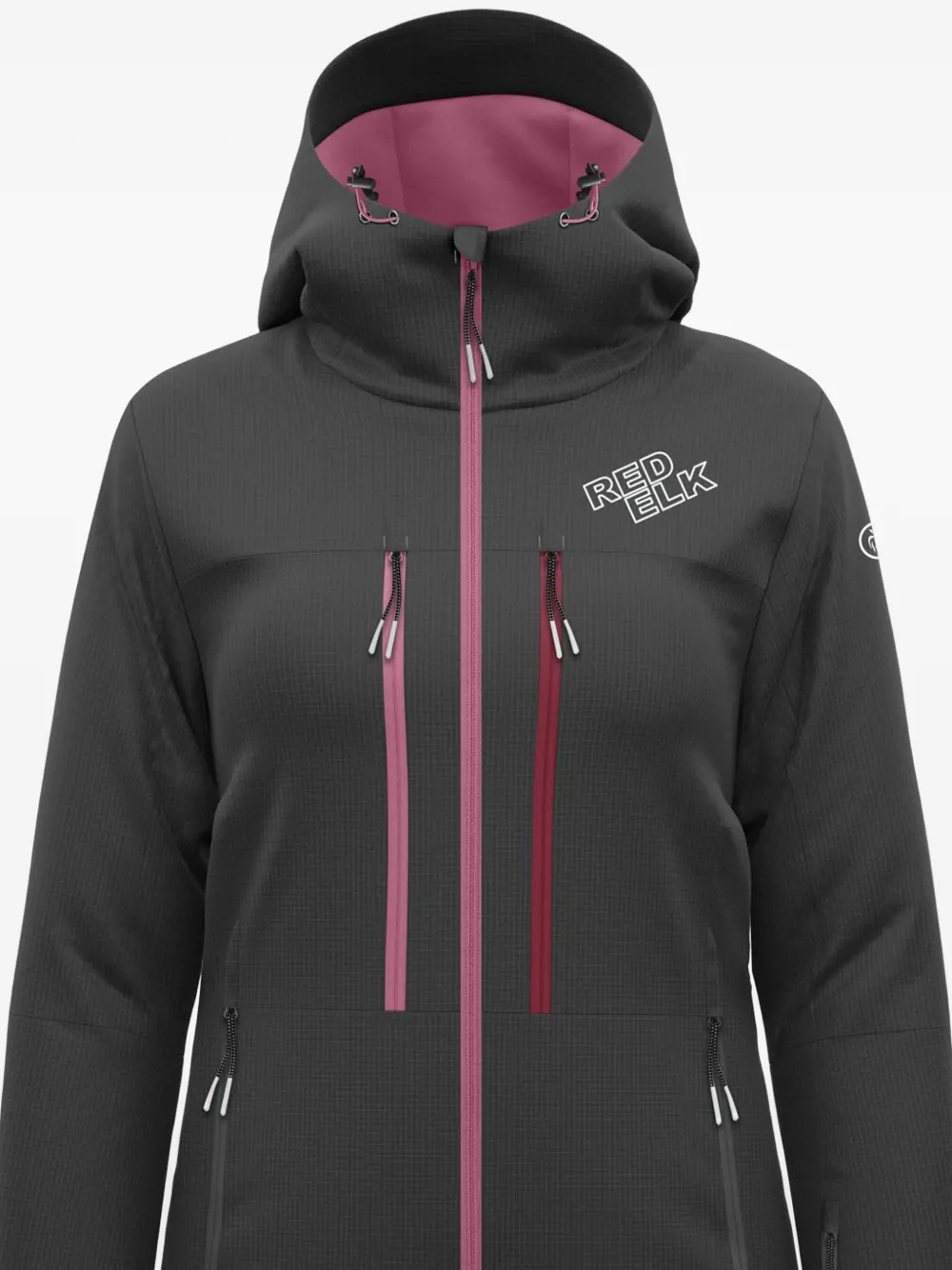  Redelk Hooded Zip Jacket - Grey 