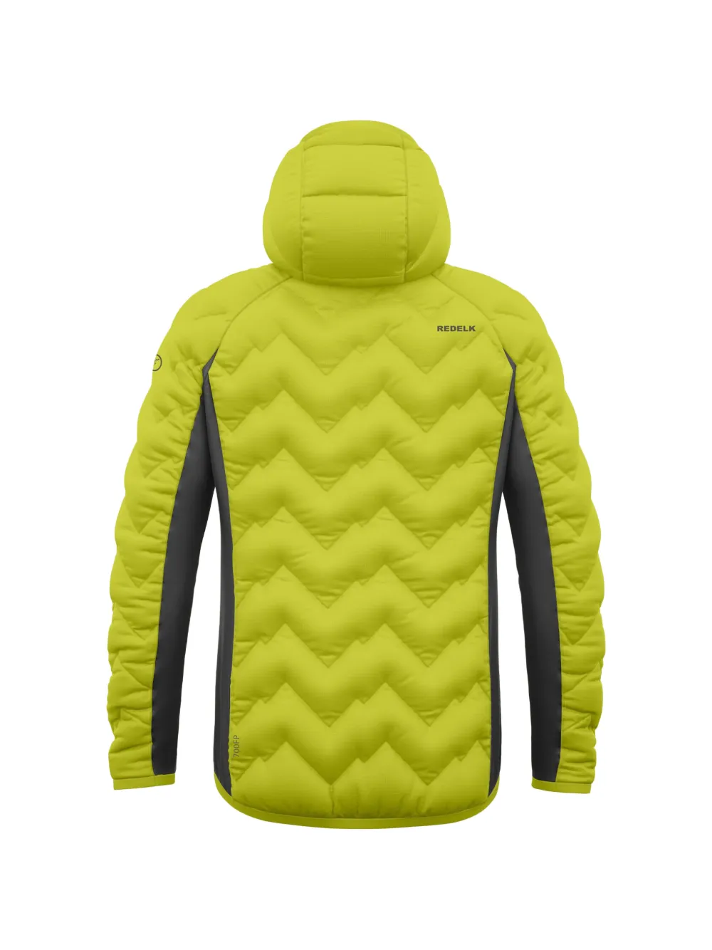  Redelk Quilted Hooded Jacket - Yellow 