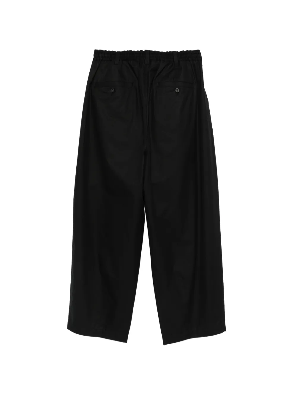 Comme des Garçons Homme Broek met elastische tailleband Zwart