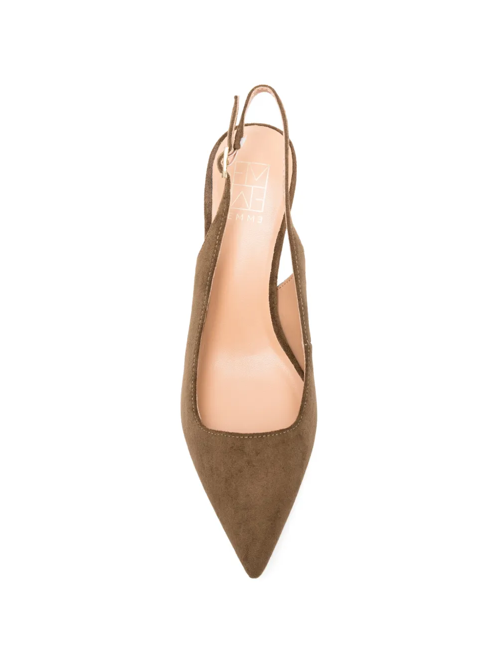 Marella Slingback pumps met hak Bruin