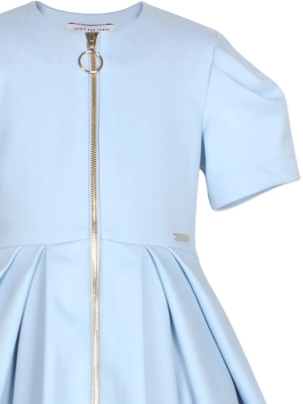 JESSIE AND JAMES KIDS Geplooide jurk met rits Blauw